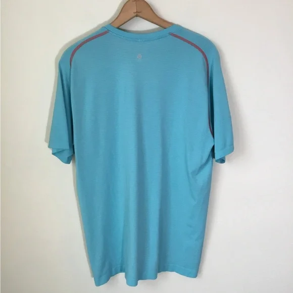 Lululemon Metal Vent Short Sleeve Teal Shirt - Picture 2 of 4